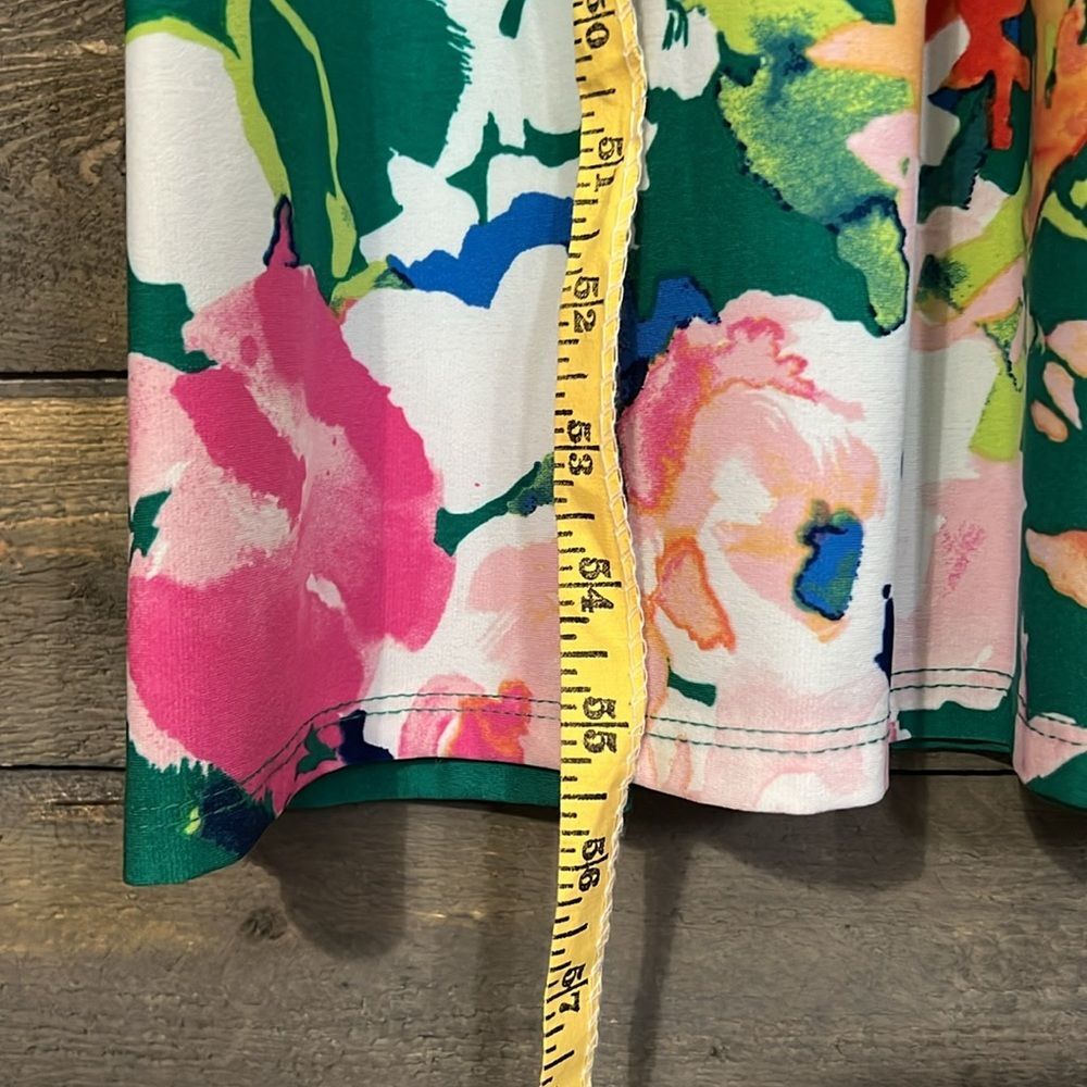 New London Times V-Neck Sleeveless Floral Maxi Dress Women’s Size 6 - Picture 10 of 14